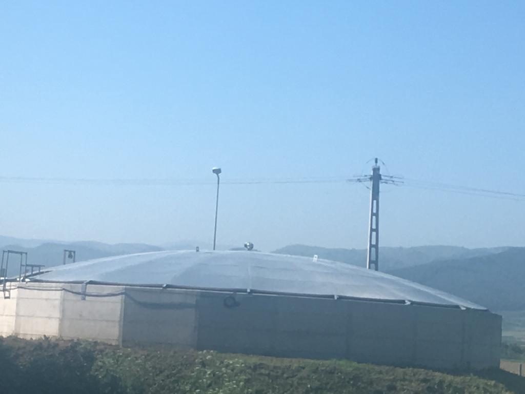 Capac rezervor din beton, diametru 16 m, Sibiu