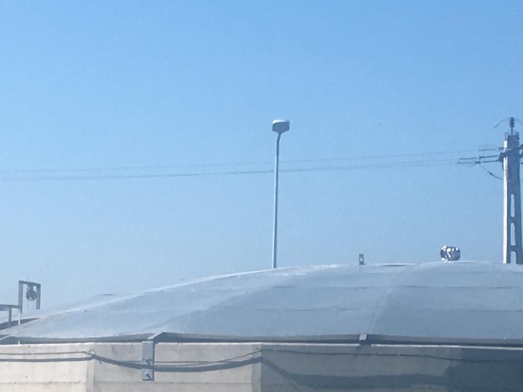 Capac rezervor din beton, diametru 16 m, Sibiu