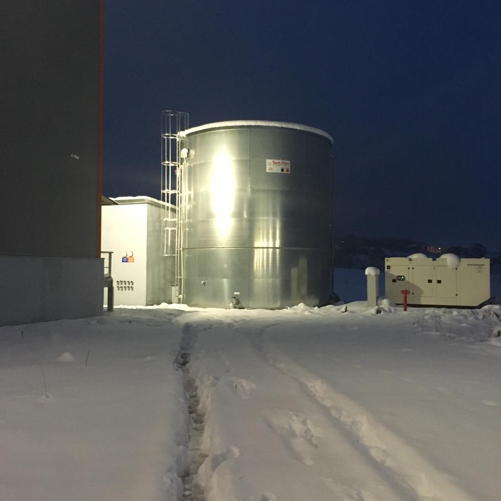 Fire-reserve water storage tanks, 2x 250 m³, Sibiu County