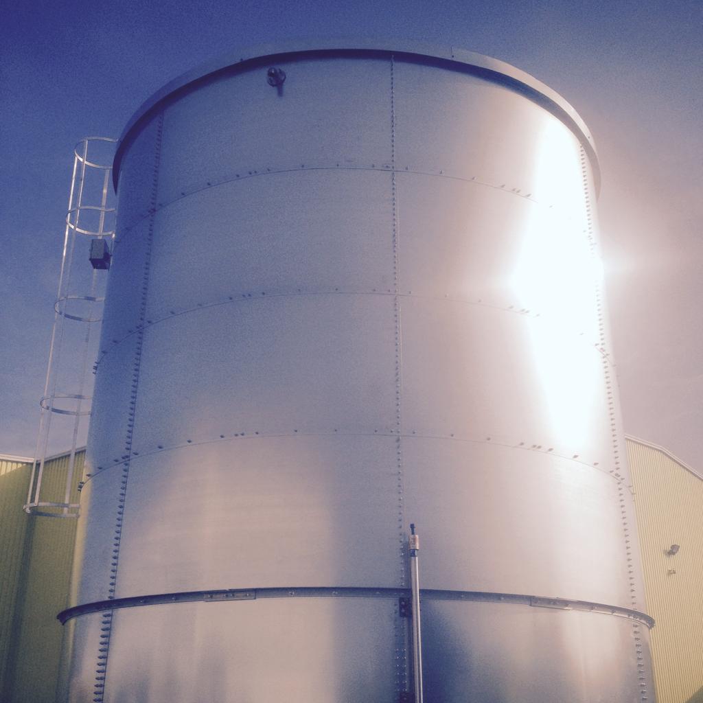 Fire-reserve water storage tank, production hall, Timiș County