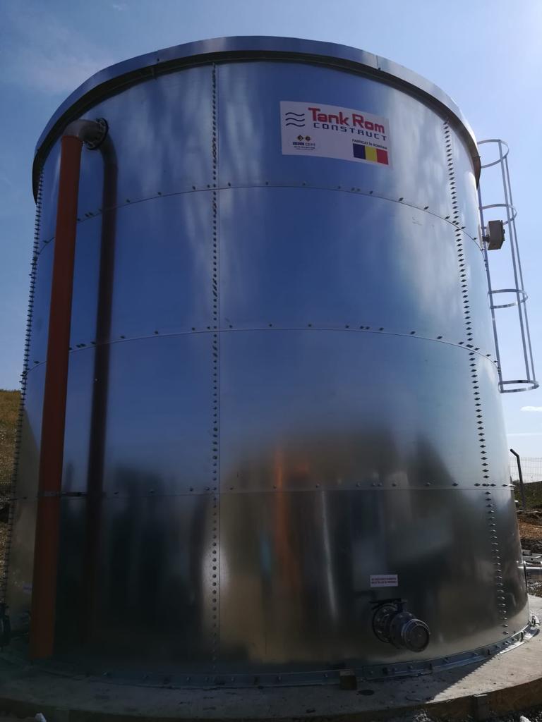 Fire-reserve water storage tank, Argeș County