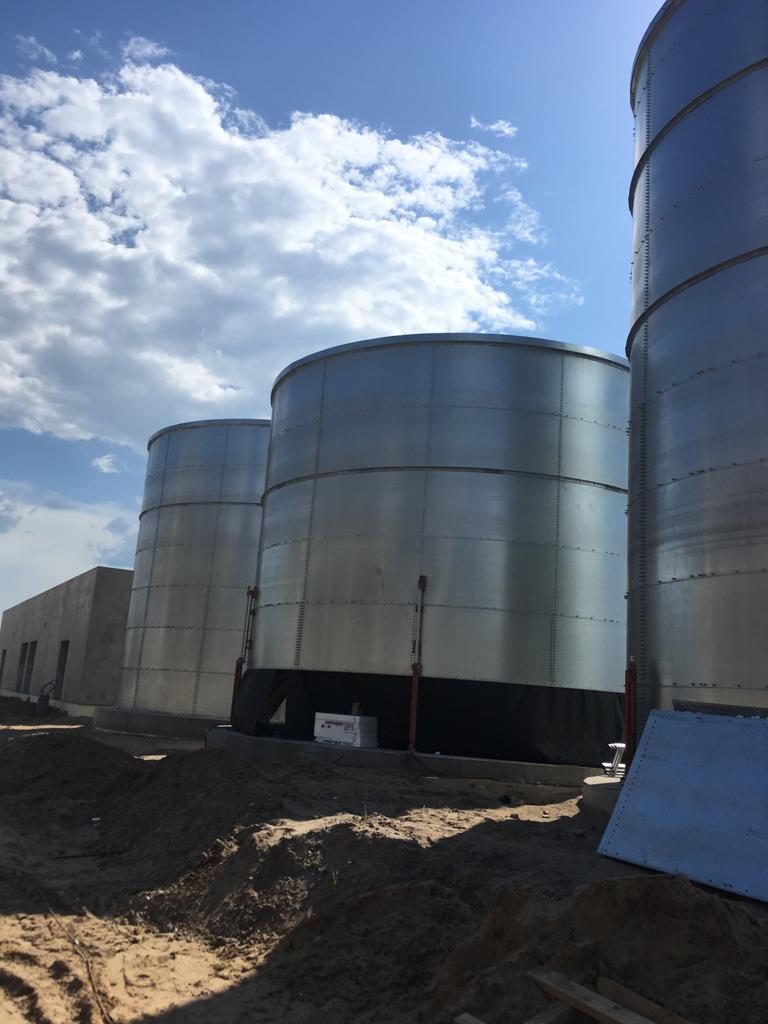 Rezervoare apă incendiu 2x 306 m³, 2x 576 m³, Letonia, Riga, Lidl